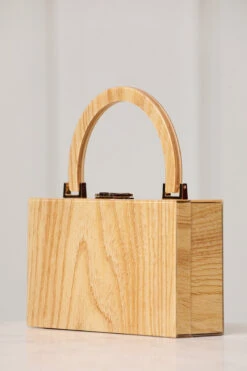 Found In Paradise Wooden Purse
