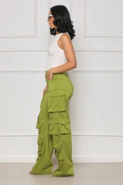 Meet For Drinks Cargo Pants (Green) -Lilly's Kloset lilly6 20 2339964