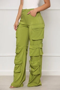 Meet For Drinks Cargo Pants (Green) -Lilly's Kloset lilly6 20 2339981