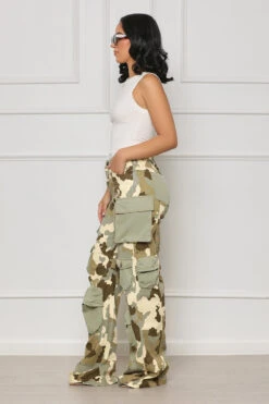 Weekend Chaos Cargo Pants (Tan Multi) -Lilly's Kloset lilly6 20 2340006