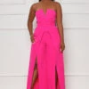 Everyday Class Strapless Jumpsuit (Pink)