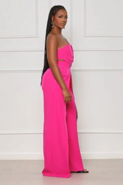 Everyday Class Strapless Jumpsuit (Pink) 6 Everyday Class Strapless Jumpsuit (Pink) -Lilly's Kloset lilly6 22 2341245