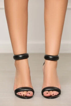 Tisha Strappy Heels (Black) -Lilly's Kloset lilly6 28 2344112