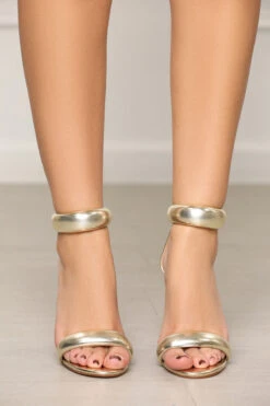 Tisha Strappy Heels (Gold) -Lilly's Kloset lilly6 28 2344123