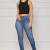 Easy Upgrade Ribbed Crop Top (Black)