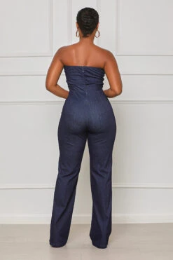 New Statement Denim Jumpsuit (Dark Wash) -Lilly's Kloset lilly7 18 2350384
