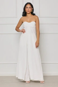 Coastal Breeze Tunic Pants Set (White) -Lilly's Kloset lilly7 18 2350668