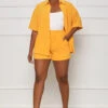 Hampton Weekend Short Set (Orange)