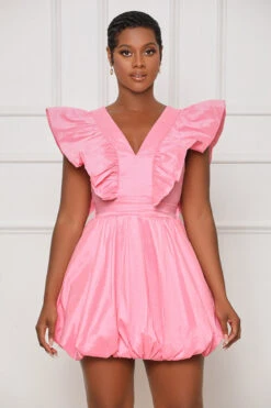 Perfect Picnics Babydoll Dress (Pink)