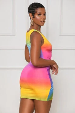 Happy Hour Ombré Mini Dress (Purple Multi) -Lilly's Kloset lilly7 5 2346610