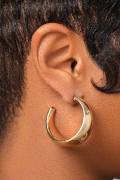 Mini Gold Chunky Earrings