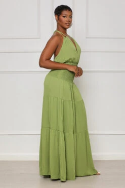 Enough Games Halter Jumpsuit (Green) 7 Enough Games Halter Jumpsuit (Green) -Lilly's Kloset lilly8 2 2353382