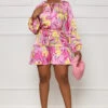 Floral Sensation Shift Dress (Pink Multi)
