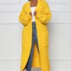 In My Feelings Longline Cardigan (Yellow)