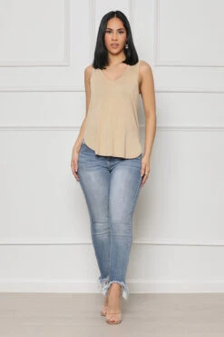 Classic Fit Tank Top (Tan)- FINAL SALE