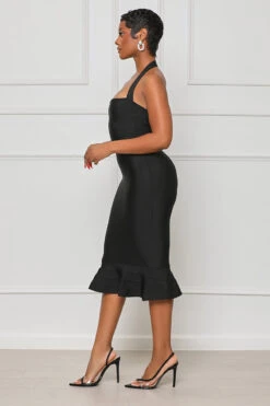 Bandage Midi Dress (Black) -Lilly's Kloset lillys1 6 223801