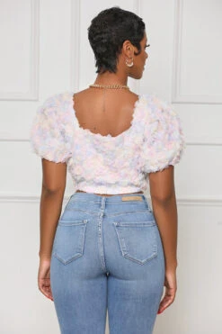 Blooming Embroidered Crop Top (Purple Multi)- FINAL SALE 9 Blooming Embroidered Crop Top (Purple Multi)- FINAL SALE -Lilly's Kloset lillys1 6 224877