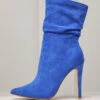 Liana Suede Bootie (Blue)- FINAL SALE