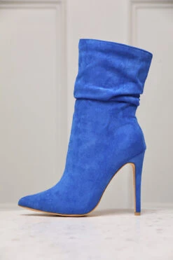 Liana Suede Bootie (Blue)- FINAL SALE