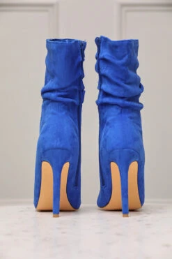 Liana Suede Bootie (Blue)- FINAL SALE -Lilly's Kloset lillys10 25 221680