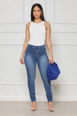 Seriously Stretchy Denim Pants- FINAL SALE -Lilly's Kloset lillys12 6 222060