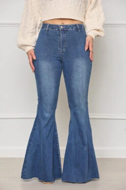 Down For You Flare Jeans (Dark Wash)- FINAL SALE