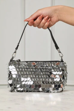 All That Glitters Sequin Purse (Silver)