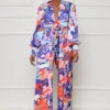 Summer Desire Pleated Floral Jumpsuit (Purple Multi)- FINAL SALE