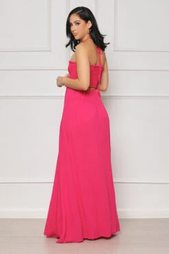 Feeling Relaxed Halter Top Maxi Dress (Pink) 7 Feeling Relaxed Halter Top Maxi Dress (Pink) -Lilly's Kloset lillys5 30 2329093