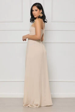 Feeling Relaxed Halter Top Maxi Dress (Cream) -Lilly's Kloset lillys5 30 2329178