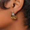 Gold Double Earrings