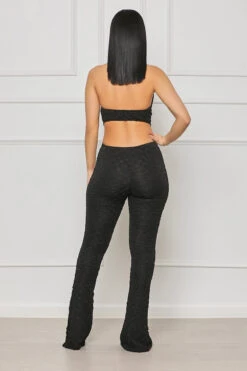 Here To Lounge Halter Top Jumpsuit (Black) -Lilly's Kloset lillys6 6 2333442