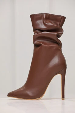 Gianna Booties (Brown)-FINAL SALE