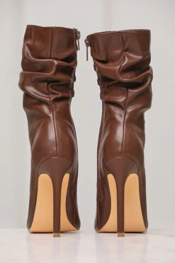 Gianna Booties (Brown)-FINAL SALE -Lilly's Kloset lillys9 29 224206